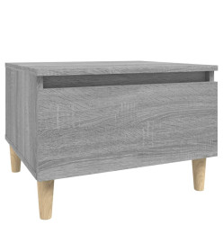 Table d'appoint Sonoma gris 50x46x35 cm Bois d'ingénierie