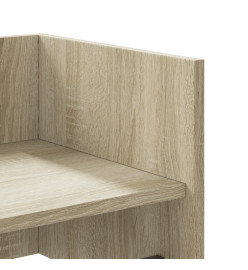 Étagère murale chêne sonoma 70,5x35x30,5 cm bois d'ingénierie