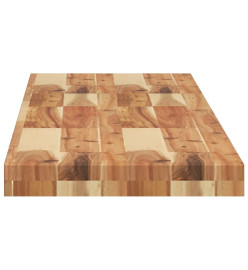 Dessus de table 120x30x4 cm rectangulaire bois massif d'acacia