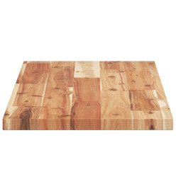 Dessus de table rectangulaire 100x30x2 cm bois massif d'acacia