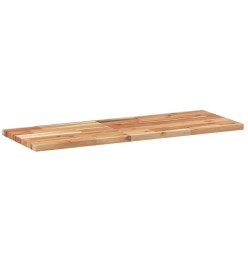 Étagères flottantes 4 pcs 100x30x2 cm acacia massif à l'huile