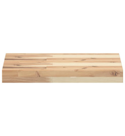 Dessus de table 60x30x4 cm rectangulaire bois massif d'acacia