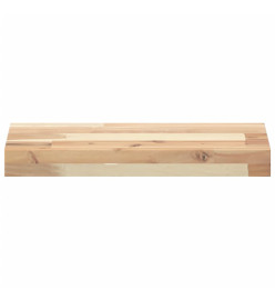 Étagères flottantes 4 pcs 60x20x4 cm acacia massif non traité