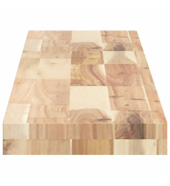 Dessus de table 160x20x4 cm rectangulaire bois massif d'acacia