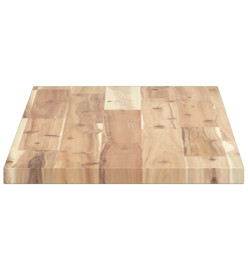 Dessus de table 80x30x2 cm rectangulaire bois massif d'acacia