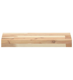 Dessus de table 40x20x4 cm rectangulaire bois massif d'acacia