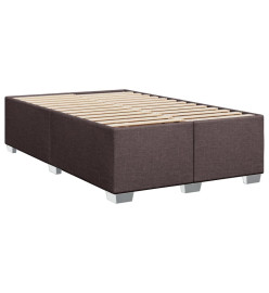 Sommier à lattes de lit avec matelas Marron foncé 90x200 cm