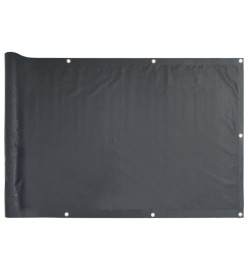 Écran d'intimité de jardin anthracite 700x75 cm PVC