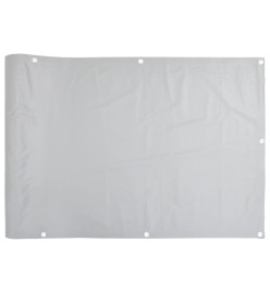 Écran d'intimité de jardin gris 1000x120 cm PVC