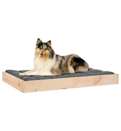 Lit pour chien 91,5x64x9 cm Bois de pin solide