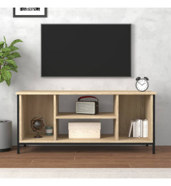 Meuble TV chêne sonoma 102x35x45 cm bois d'ingénierie