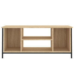 Meuble TV chêne sonoma 102x35x45 cm bois d'ingénierie