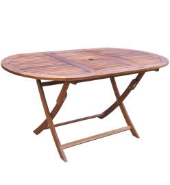 Mobilier à dîner d'extérieur 9 pcs et coussins Acacia solide