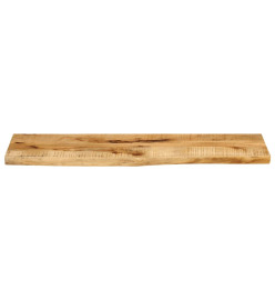 Dessus de table 120x30x2,5 cm bord vivant bois massif manguier