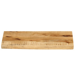 Dessus de table 50x20x2,5 cm bord vivant bois massif manguier