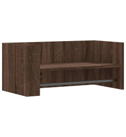 Étagère murale chêne marron 70,5x35x30,5 cm bois d'ingénierie