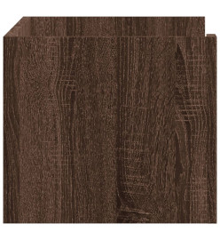 Étagère murale chêne marron 70,5x35x30,5 cm bois d'ingénierie