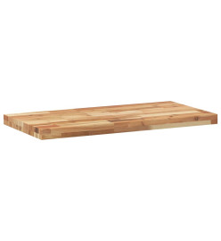 Dessus de table 80x40x4 cm rectangulaire bois massif d'acacia