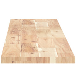 Dessus de table 160x20x2 cm rectangulaire bois massif d'acacia