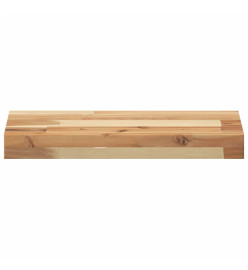 Étagères flottantes 4 pcs 60x20x4 cm acacia massif à l'huile