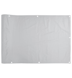 Écran d'intimité de jardin gris 600x120 cm PVC