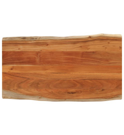 Dessus de table 110x60x2,5cm rectangulaire bois massif d'acacia