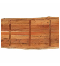 Dessus de table 110x60x2,5cm rectangulaire bois massif d'acacia