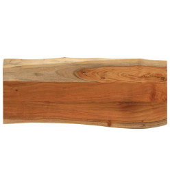 Dessus de table 90x40x3,8 cm rectangulaire bois massif acacia