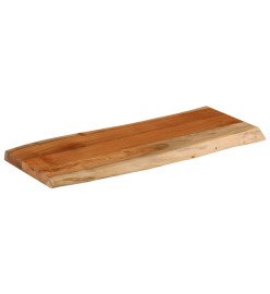 Dessus de table 90x40x3,8 cm rectangulaire bois massif acacia