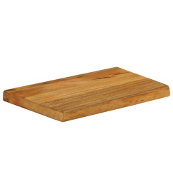 Dessus de table à bord vivant 60x20x2,5 cm bois massif manguier