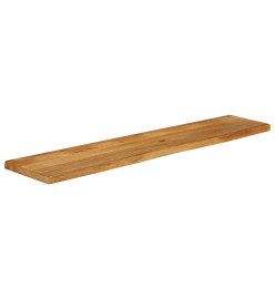 Dessus de table à bord vivant 140x30x2,5cm bois massif manguier