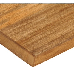 Dessus de table à bord vivant 70x30x3,8 cm bois massif manguier