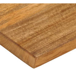 Dessus de table à bord vivant 50x30x3,8 cm bois massif manguier