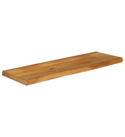 Dessus de table à bord vivant 120x40x3,8cm bois massif manguier