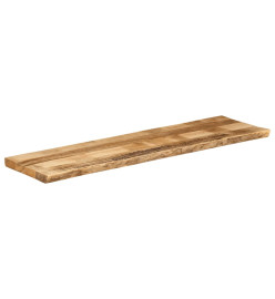 Dessus de table bord vivant 180x40x3,8 cm bois de manguier brut