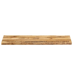 Dessus de table bord vivant 140x40x2,5 cm bois de manguier brut