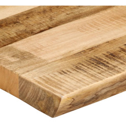 Dessus de table bord vivant 140x40x2,5 cm bois de manguier brut