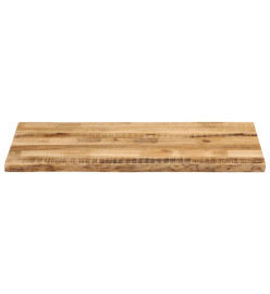 Dessus de table bord vivant 120x60x3,8 cm bois de manguier brut