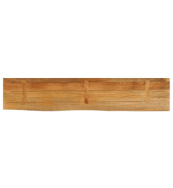 Dessus de table à bord vivant 160x40x2,5cm bois massif manguier