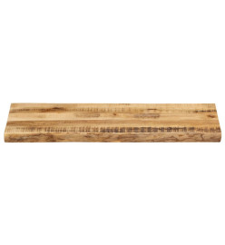 Dessus de table bord vivant 80x40x3,8 cm bois de manguier brut