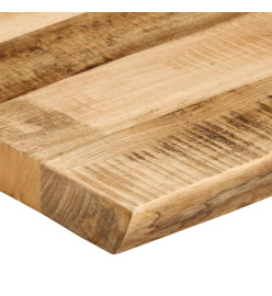 Dessus de table bord vivant 110x40x2,5 cm bois de manguier brut