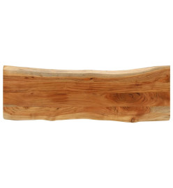 Dessus de table 110x40x3,8 cm rectangulaire bois massif acacia