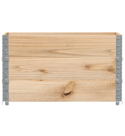 Colliers de palette 3 pcs 100x50 cm bois de pin solide