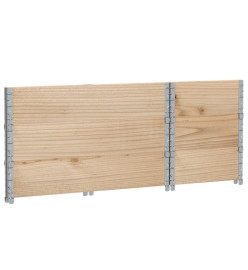 Colliers de palette 3 pcs 100x50 cm bois de pin solide