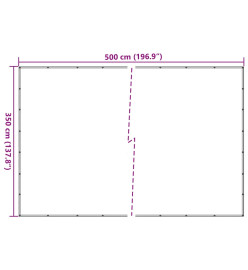 Filet pour remorque vert 3,5x5 m PEHD