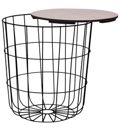 Table basse Noir Ø 39,5 cm