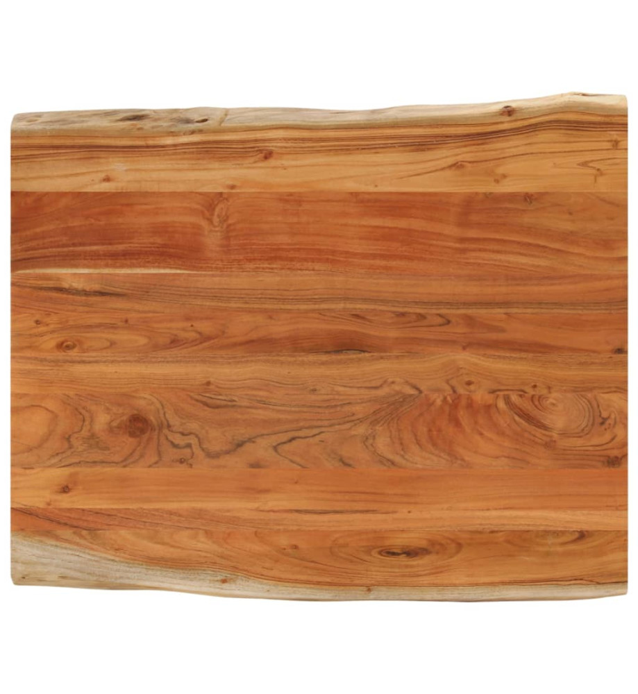 Dessus de table 110x80x3,8 cm rectangulaire bois massif acacia