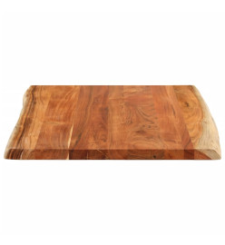 Dessus de table 110x80x3,8 cm rectangulaire bois massif acacia