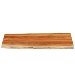 Dessus de table 120x60x2,5cm rectangulaire bois massif d'acacia