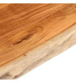 Dessus de table 120x60x2,5cm rectangulaire bois massif d'acacia